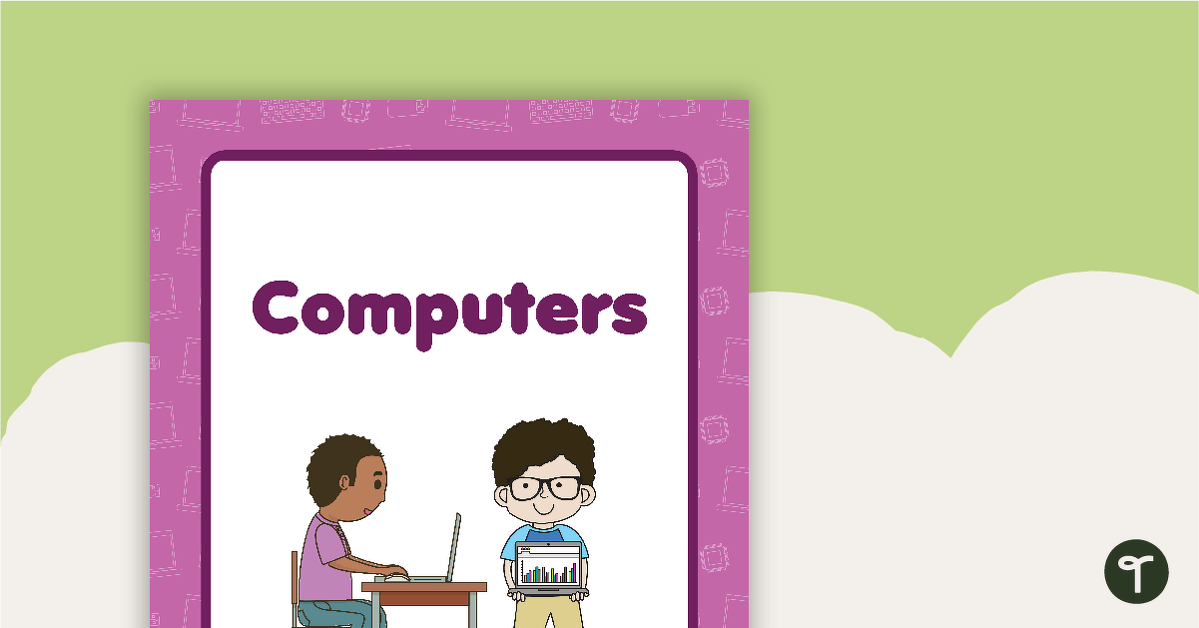 Preview image for Computers Book Cover - Version 1 - teaching resource