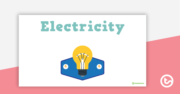 Go to Electricity Theme – PowerPoint Template teaching resource