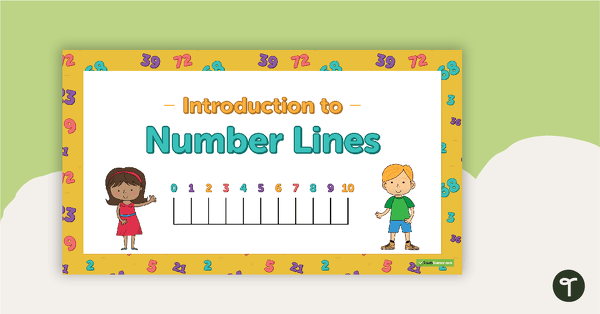 Go to Introduction to Number Lines PowerPoint teaching resource