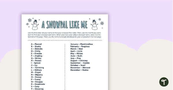 Image of A Snowpal Like Me