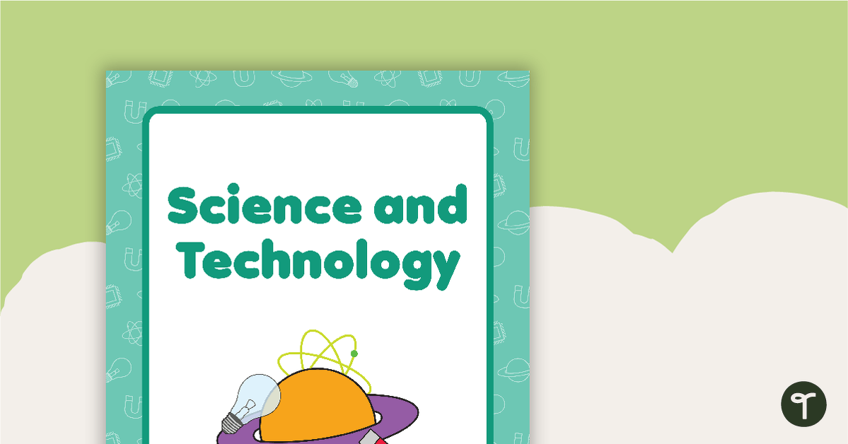 Science and Technology Book Cover - Version 2 teaching resource