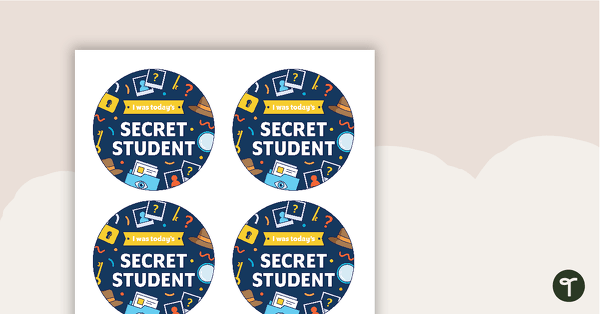Go to Secret Student Badges teaching resource