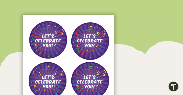 Go to Let's Celebrate - Student Badges teaching resource