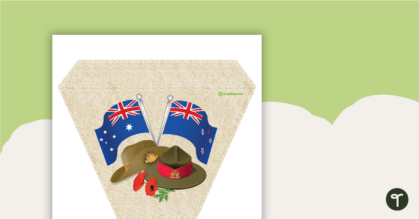 Go to Anzac Day Bunting teaching resource