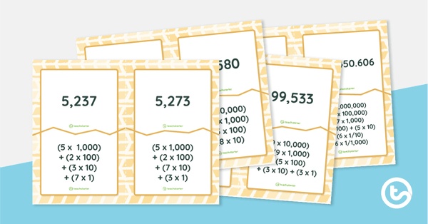 Preview image for Expanded Notation Puzzles - Decimals - teaching resource