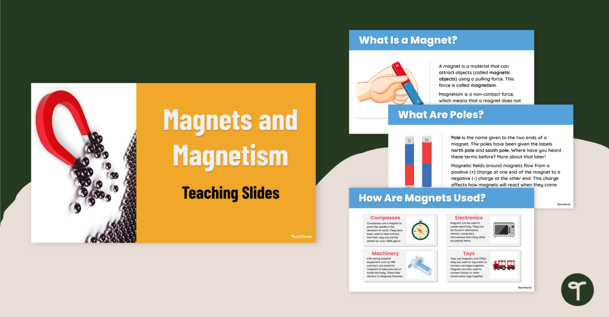 Magnets and Magnetism Teaching Slides teaching resource