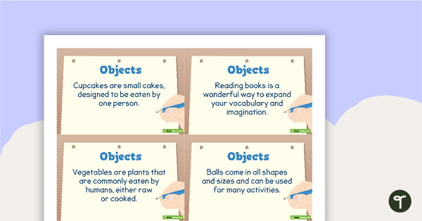 Informative Paragraph Starters - Topic Sentence Cards teaching resource