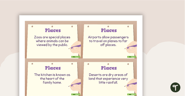 Informative Paragraph Starters - Topic Sentence Cards teaching resource