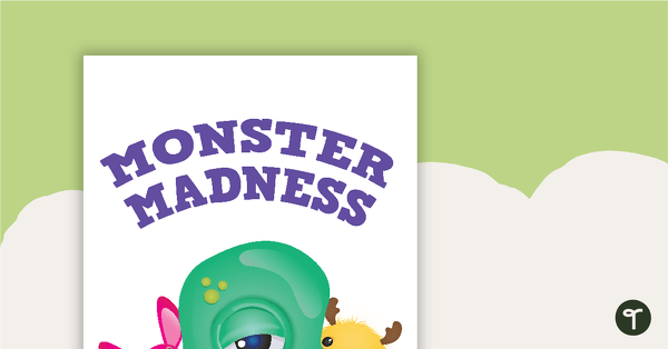 Go to Monster Madness - Title Poster teaching resource