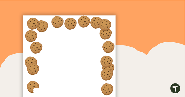 Cookies and Treats Page Borders teaching resource