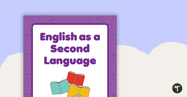 Go to English as a Second Language Book Cover - Version 2 teaching resource