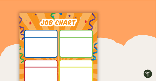 Go to Let's Celebrate - Job Chart teaching resource