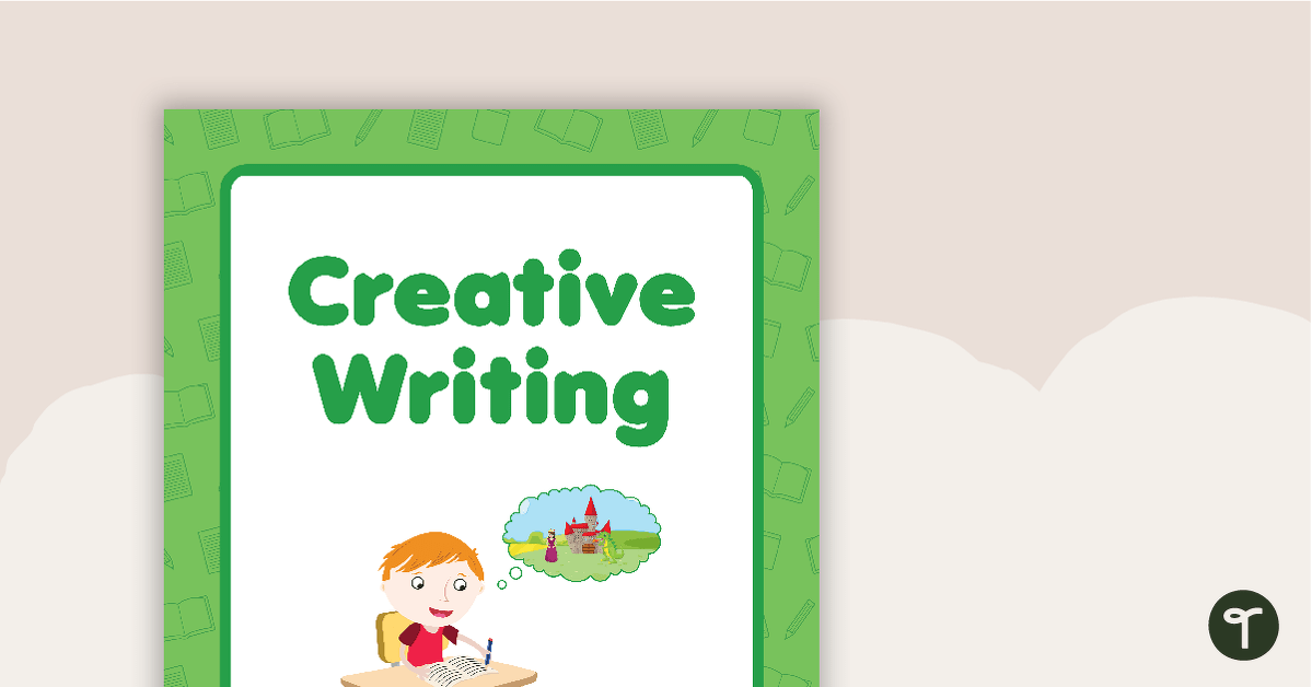 Creative Writing Book Cover - Version 1 teaching resource