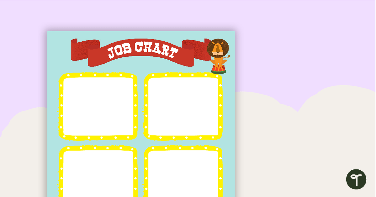 Preview image for Circus - Job Chart - teaching resource