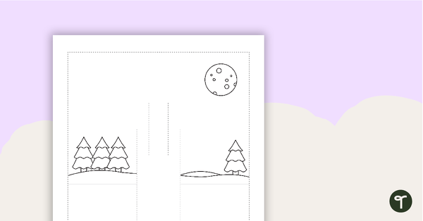 Preview image for Holiday Pop-Up Card Template - Santa Stuck in Chimney - teaching resource