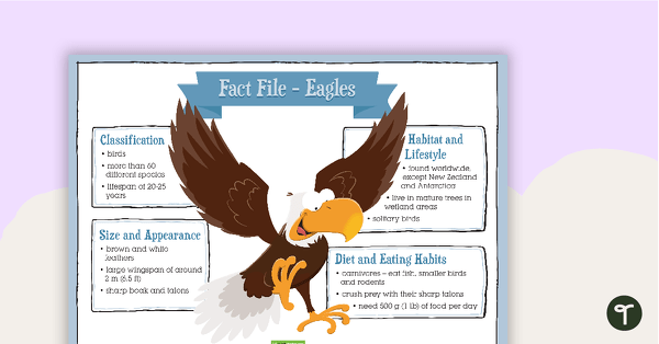 Go to Informative Texts Writing Task - Eagles teaching resource