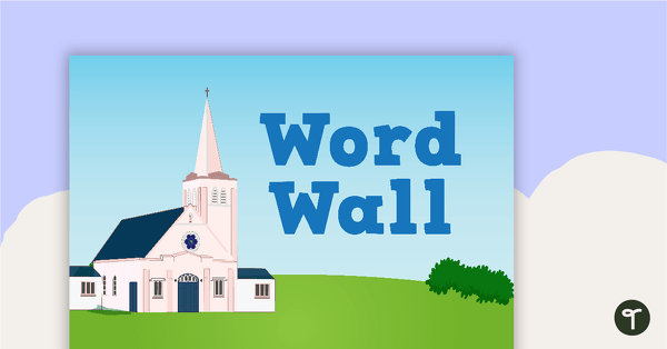 Go to Catholic Religion Word Wall teaching resource