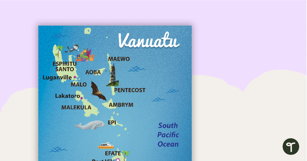 Go to Map of Vanuatu teaching resource