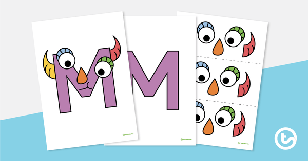 Preview image for Letter Craft Activity - 'M' is For Monster - teaching resource