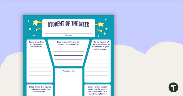 Go to Student of the Week – Upper Grades teaching resource