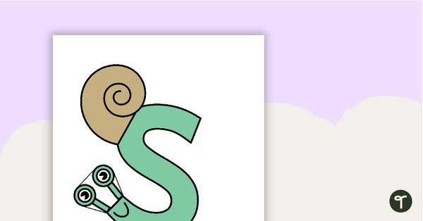 Preview image for Letter Craft Activity - 'S' is For Snail - teaching resource