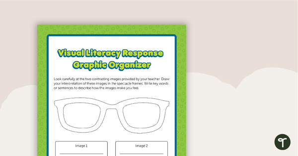 Visual Literacy Graphic Organizer teaching resource