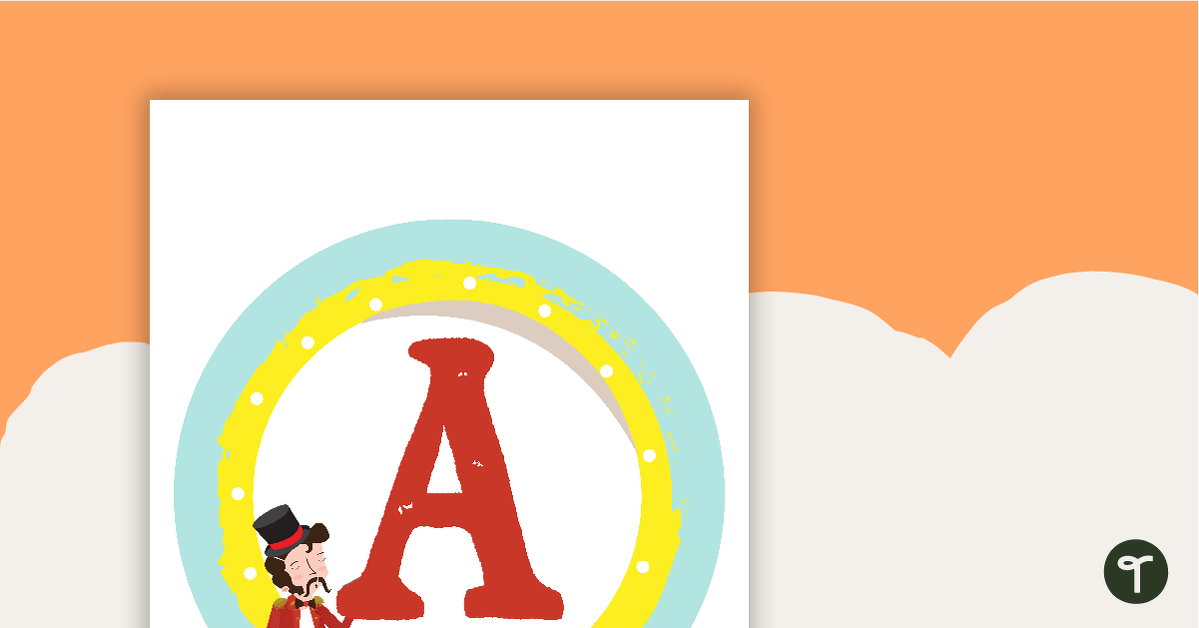 Circus - Letter, Number and Punctuation Set teaching resource