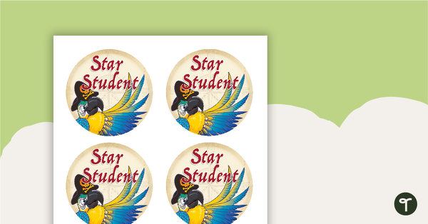 Go to Pirates - Star Student Badges teaching resource