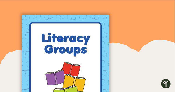 Literacy Groups Book Cover - Version 2 teaching resource