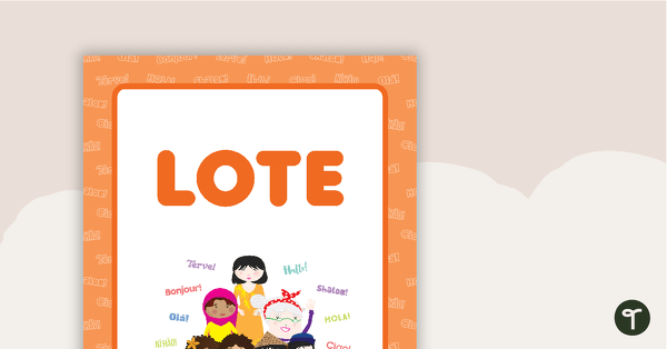 LOTE Book Cover - Version 1 teaching resource
