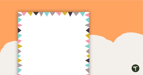 Go to Pastel Flags - Portrait Page Border teaching resource