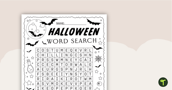 Go to Halloween Word Search – Lower teaching resource