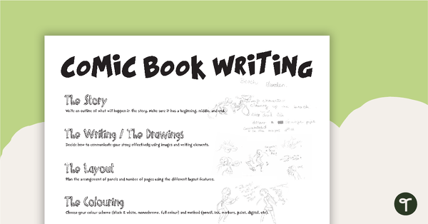Go to Comic Book Writing Resource Pack teaching resource