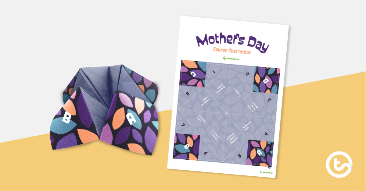 Mother's Day Chatterbox teaching resource