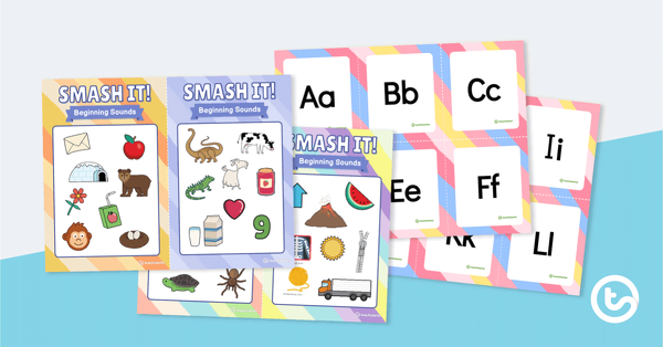 Preview image for SMASH IT! Beginning Sounds - teaching resource