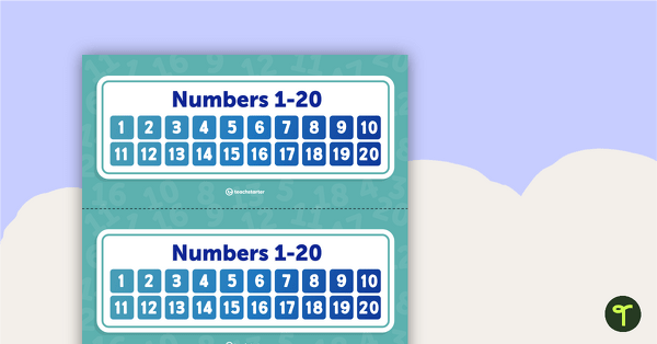 Go to Numbers 1-20 teaching resource