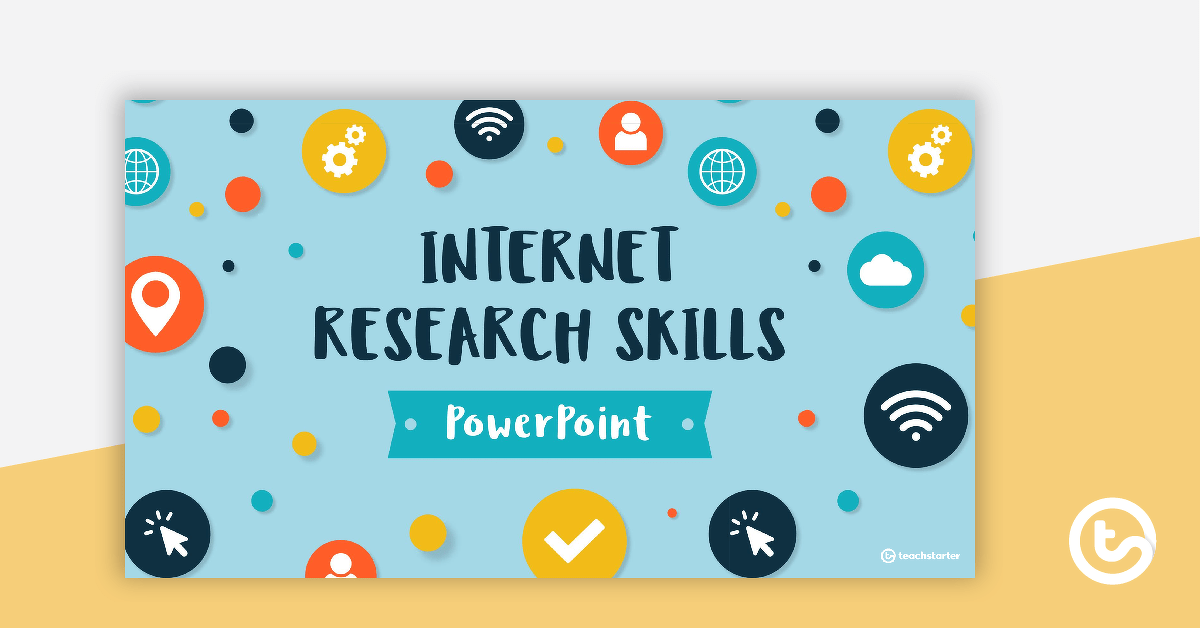 Preview image for Internet Research Skills PowerPoint - teaching resource