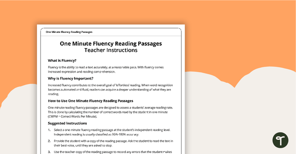 Preview image for Fluency Reading Passage - A Day at the Zoo (Year 1) - teaching resource