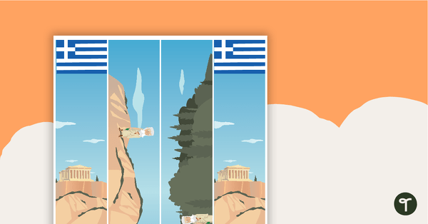 Go to Greece - Border Trimmers teaching resource