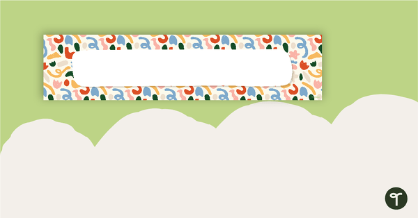 Go to Abstract Pattern – Display Banner teaching resource