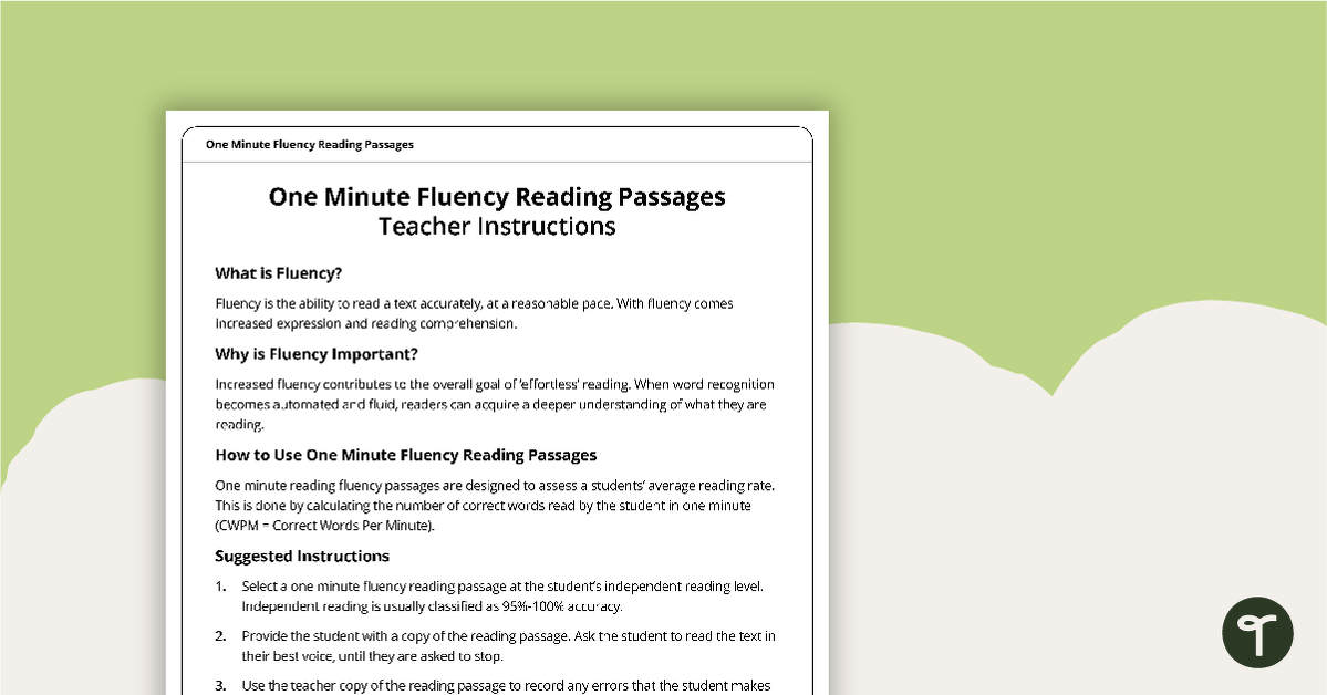 Fluency Reading Passage - Turtles (Year 4) teaching resource