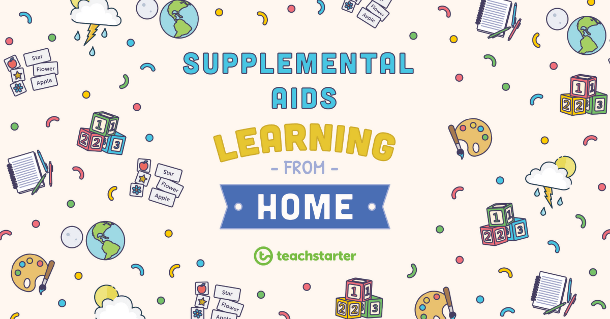 Supplemental Aids - Learning From Home Pack teaching resource