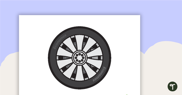 Car Lights and Wheels Cut Outs teaching resource