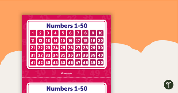 Go to Numbers 1-50 teaching resource