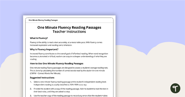 Fluency Reading Passage - Bike Riding (Year 5) teaching resource