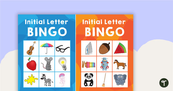 Image of Initial Letter Bingo