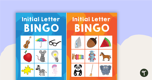 Go to Initial Letter Bingo teaching resource