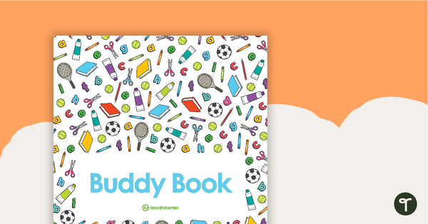 Buddy Book Editable Book Cover teaching resource