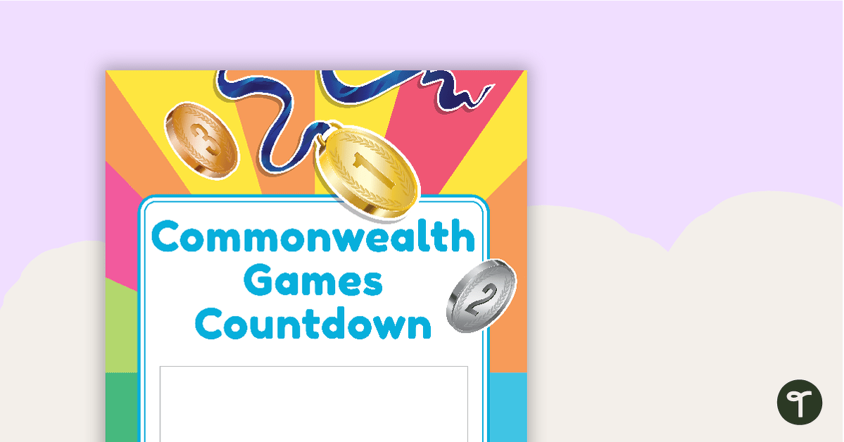 Commonwealth Games Countdown Poster teaching resource