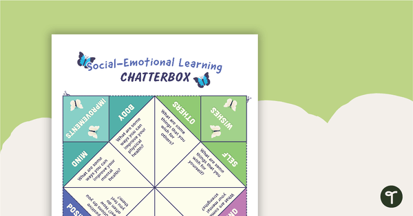 Social-Emotional Learning Chatterbox teaching resource